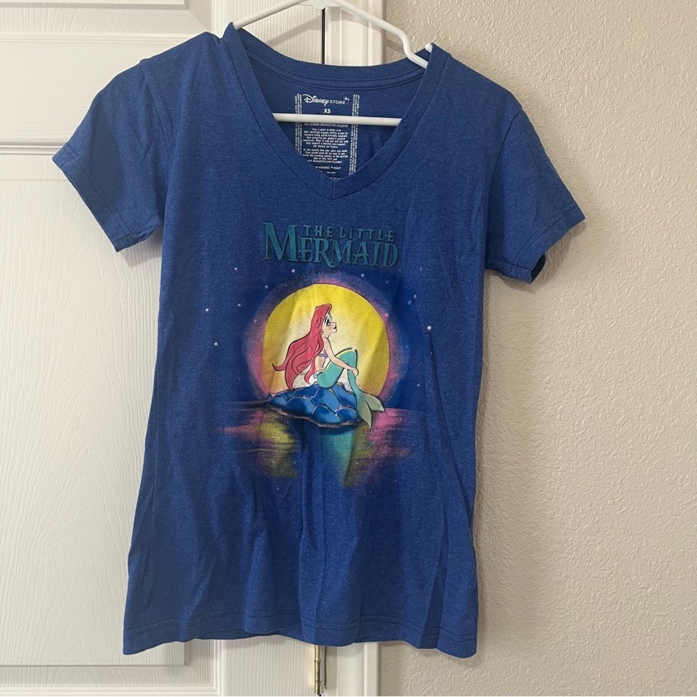 LIKE NEW Disney Store Organic Cotton Little Mermaid Shirt - XS